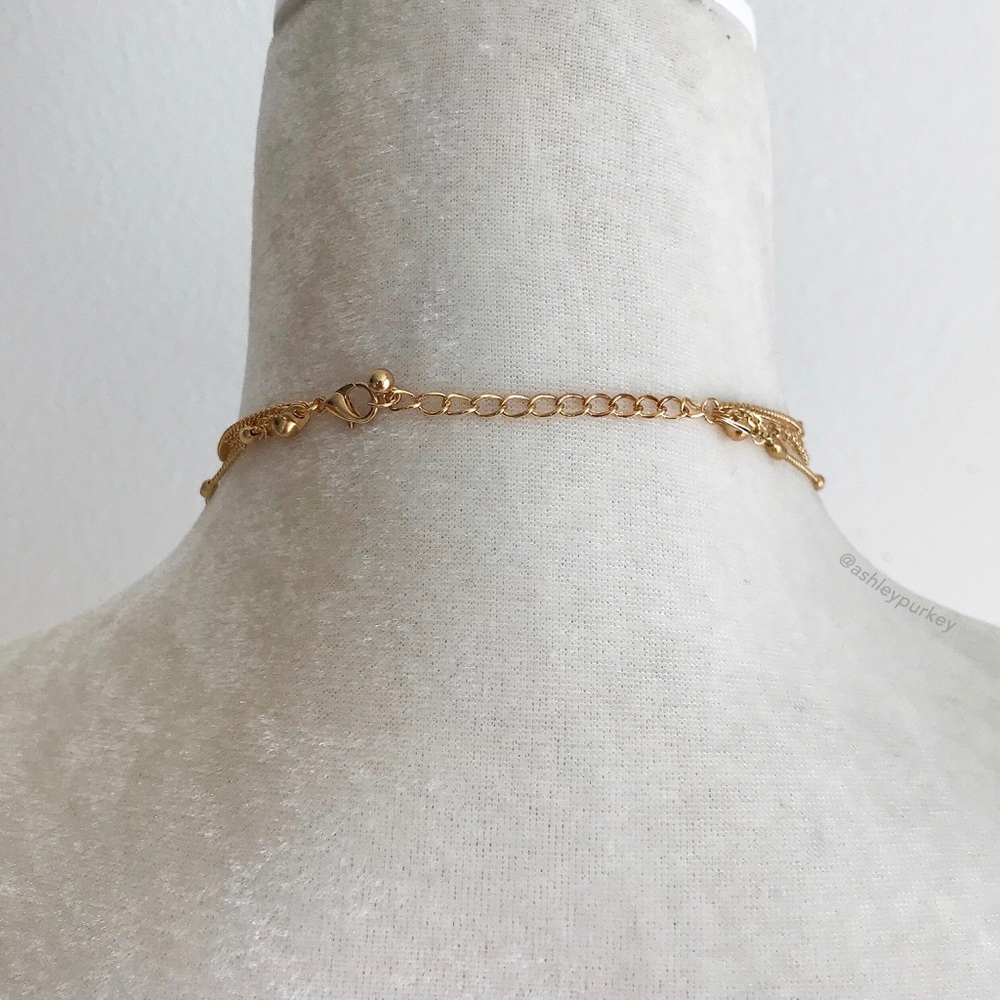 🌸4 for $10🌸 elephant crescent layered Y necklace - Picture 4 of 4